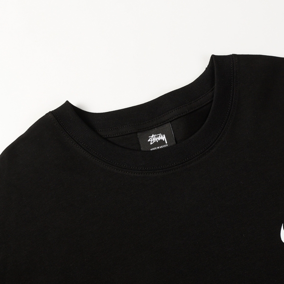 stussy black short-sleeved T-shirt - Picture 7 of 8